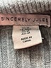 Sincerely Jules Gray Cardigan Size M - photo 4