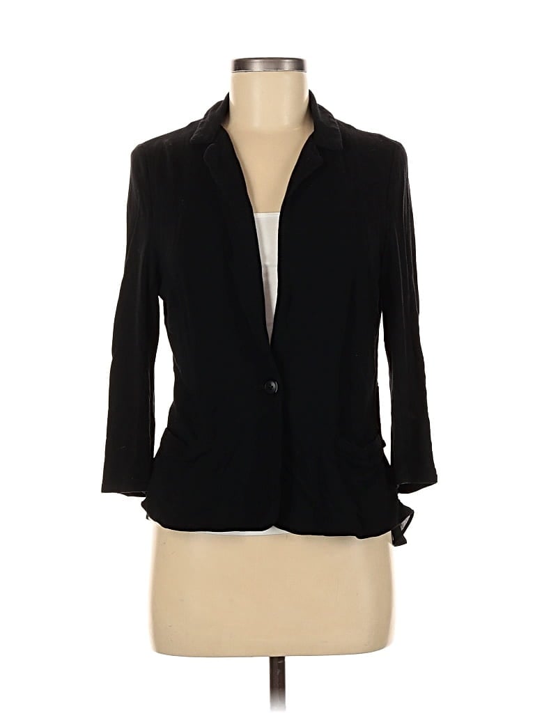 Pre-owned Market & Spruce Blazer Jacket In Black