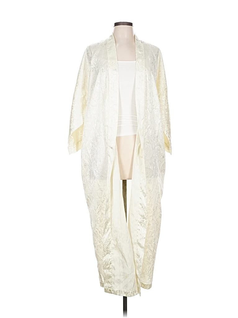 Pre-owned Valerie Stevens Kimono In White