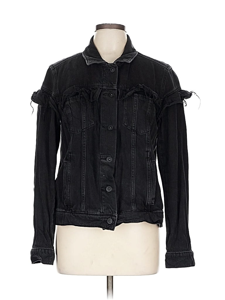 Pre-owned Paige Denim Jacket In Black