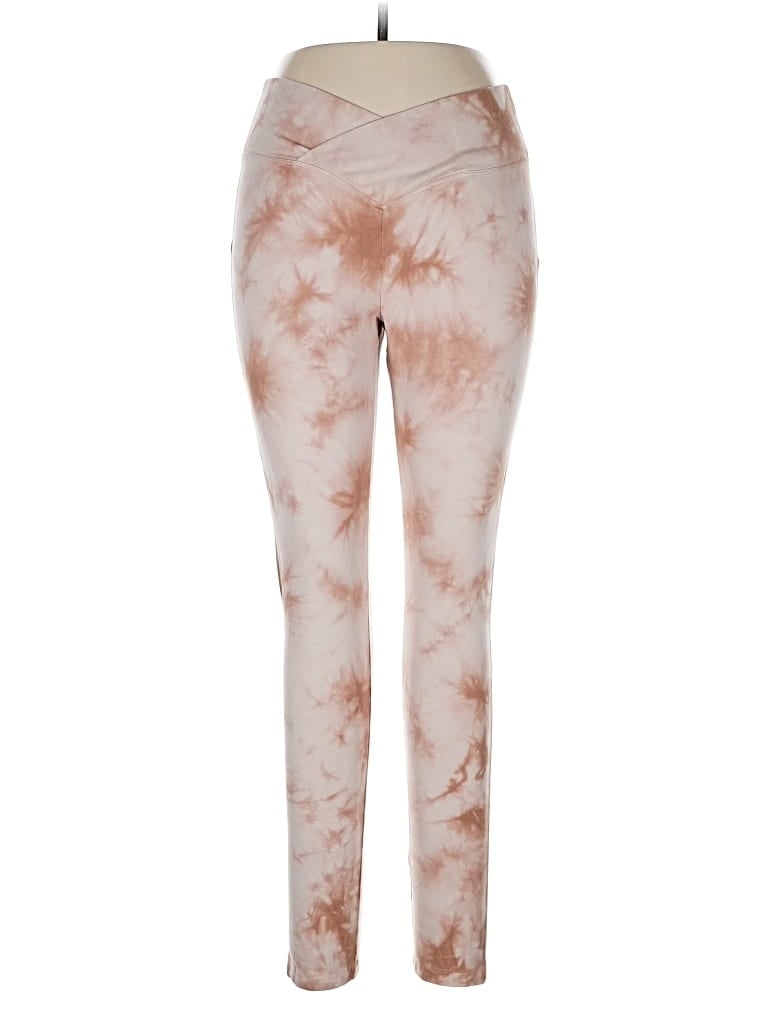 Pre-owned Victoria's Secret Pink Leggings In Brown