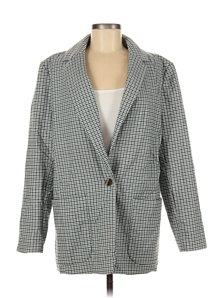 Pre-owned A New Day Blazer Jacket In Gray