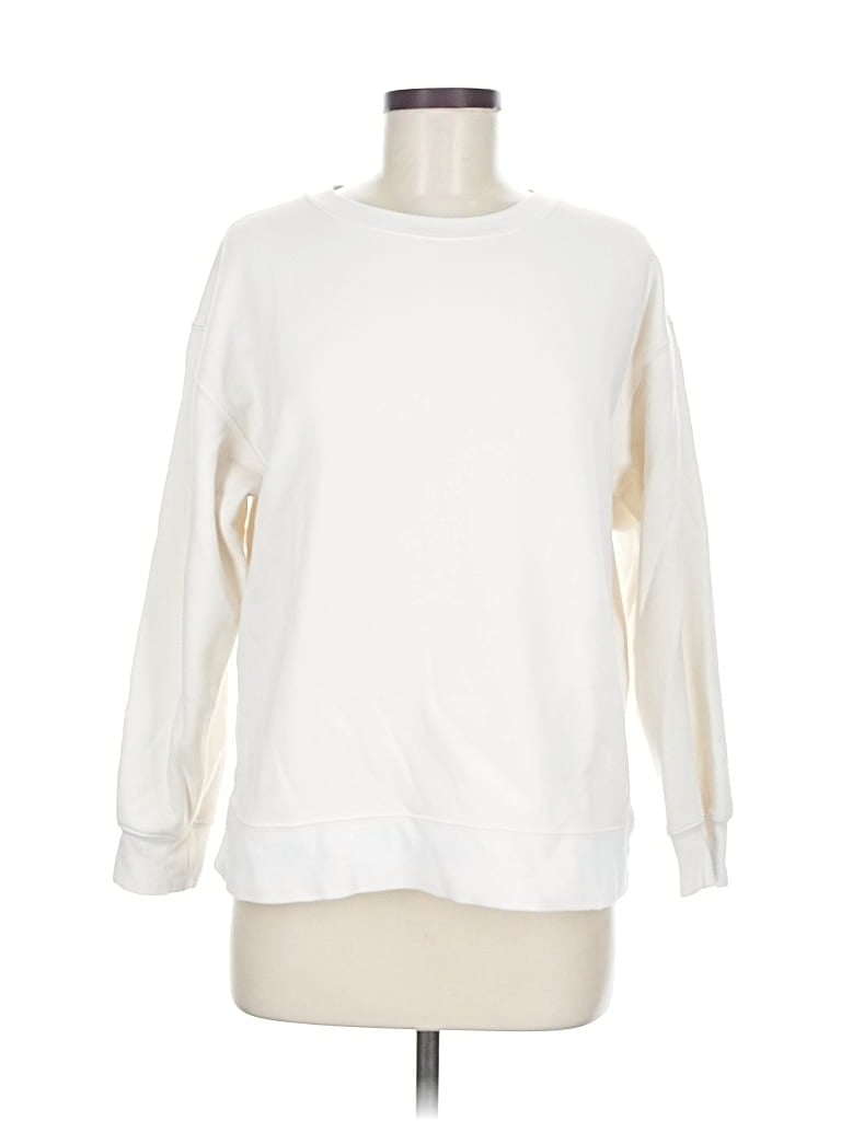 Pre-owned Fabletics Sweatshirt In White