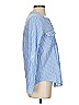 Joie 100% Cotton Stripes Blue Long Sleeve Button-Down Shirt Size XS - photo 4