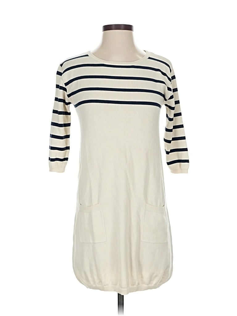 Pre-owned Mng Casual Dress In White