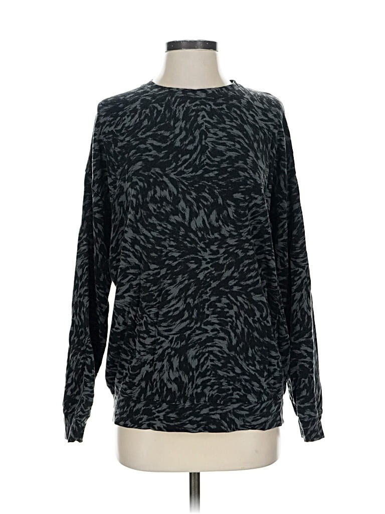 Pre-owned Athleta Pullover Sweater In Black