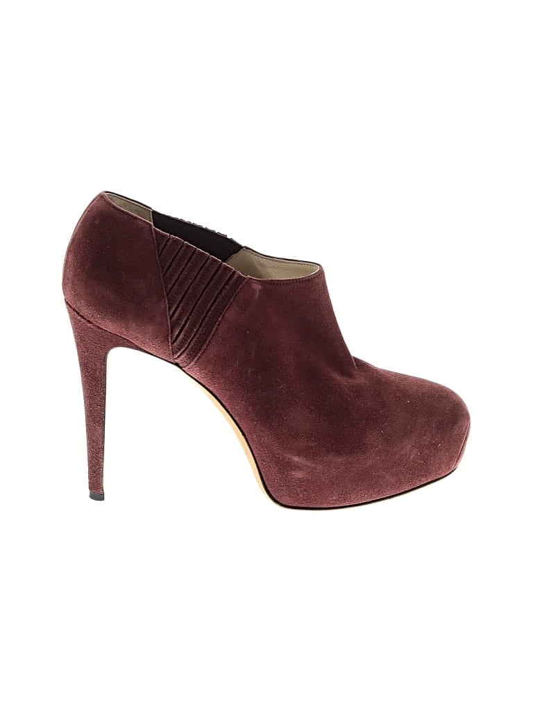 Pre-owned Brian Atwood Heels In Burgundy
