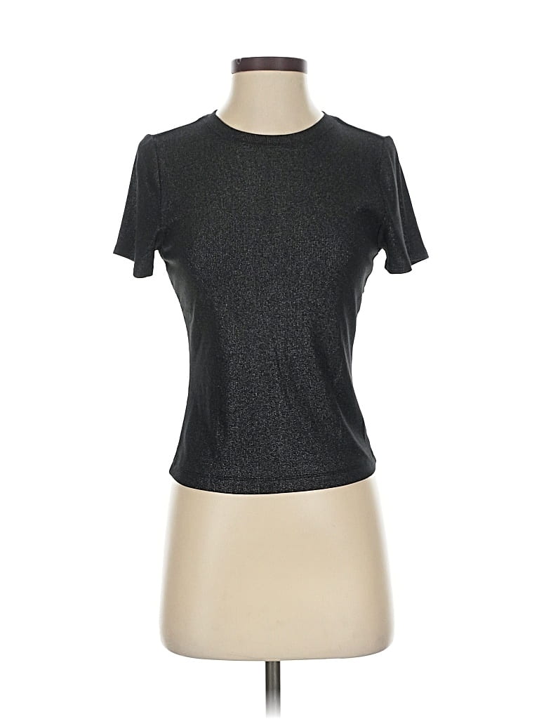 Pre-owned Paige Short Sleeve T-shirt In Gray