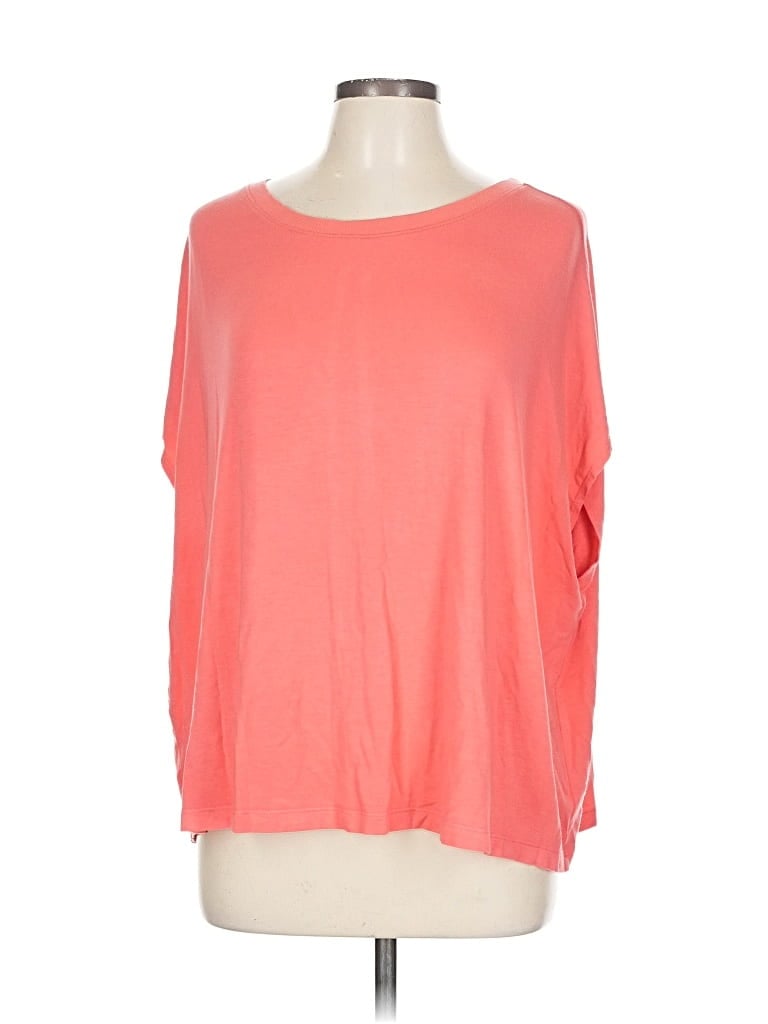 Pre-owned Lou & Grey 3/4 Sleeve T-shirt In Orange