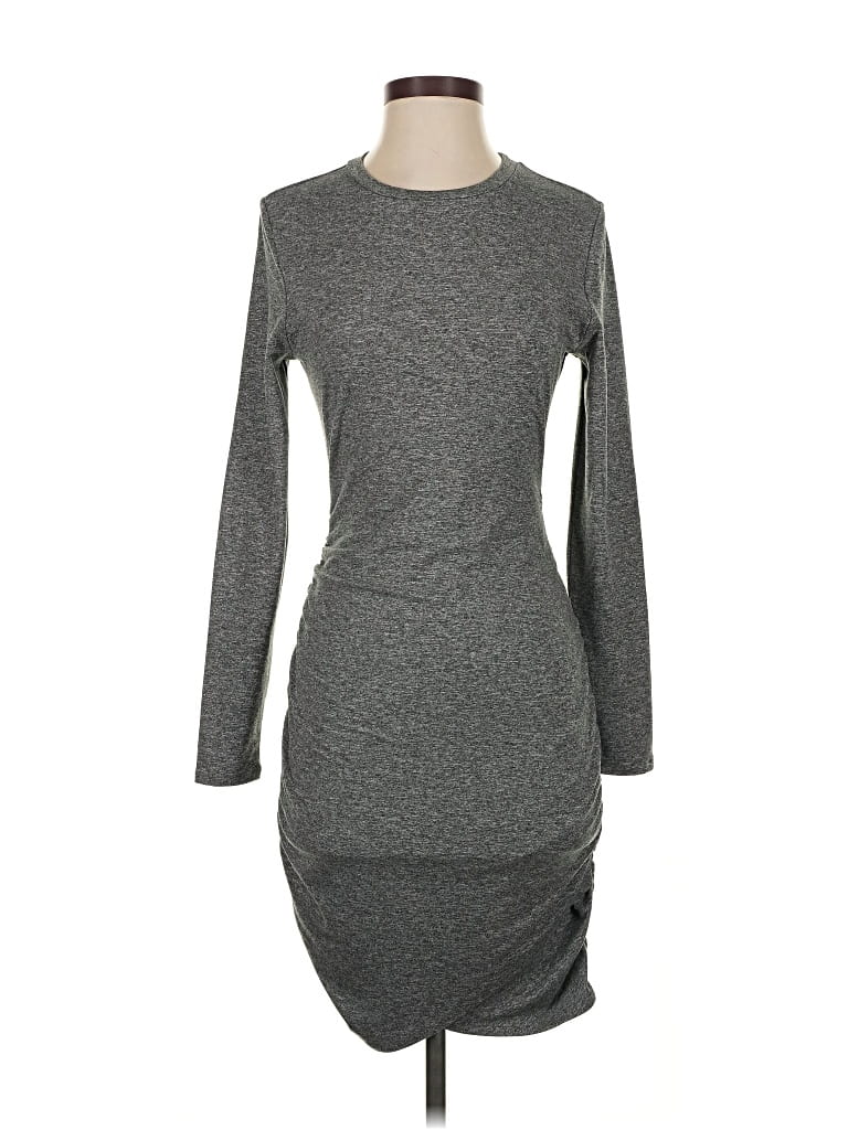 Pre-owned Express Casual Dress In Gray