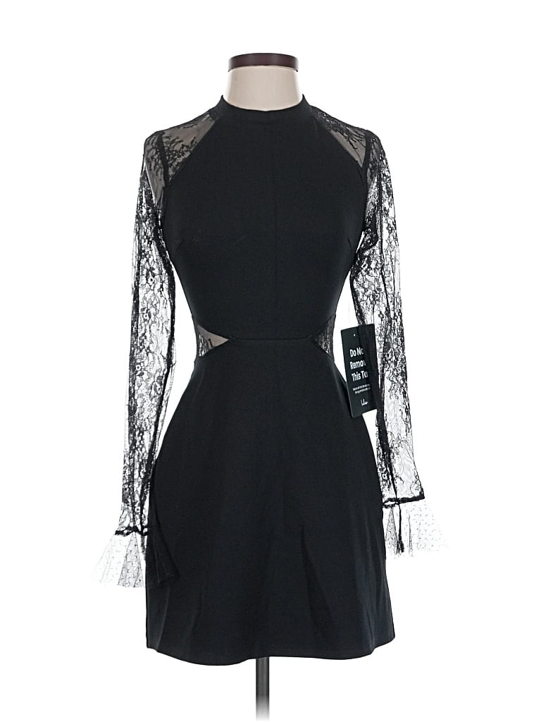 Pre-owned Lulus Cocktail Dress In Black