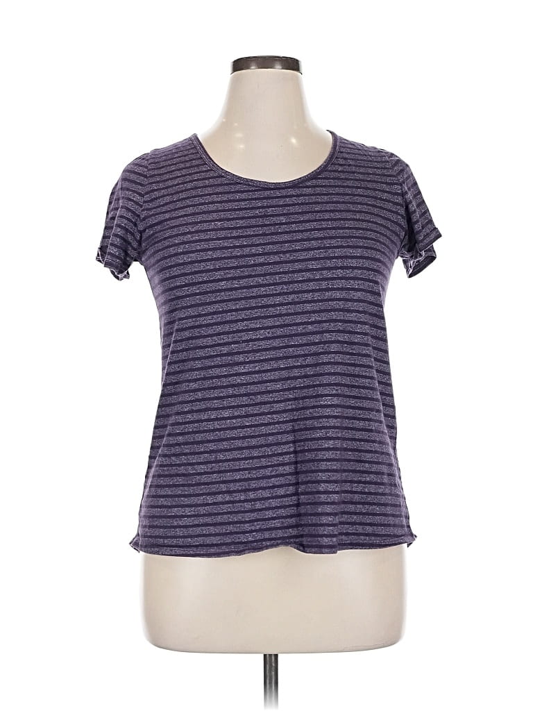 Pre-owned Lularoe Short Sleeve T-shirt In Purple