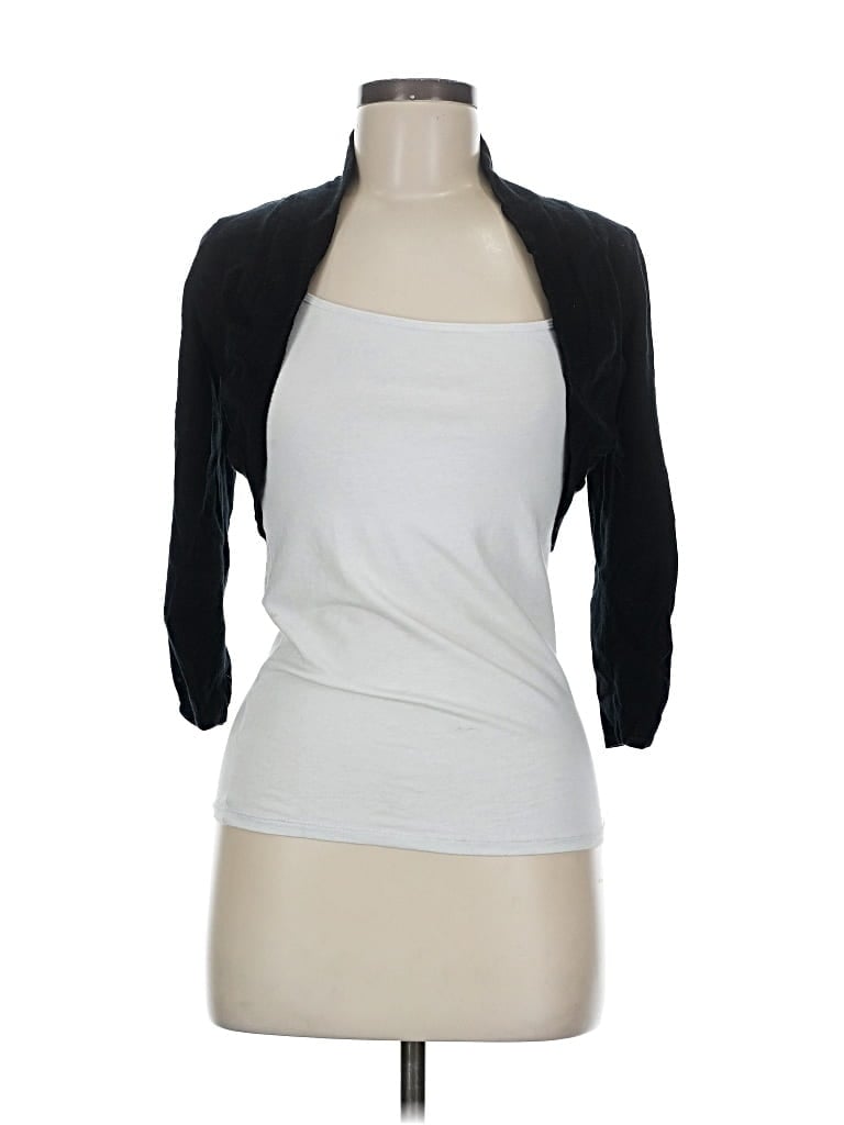 Pre-owned Maurices Cardigan Sweater In Black