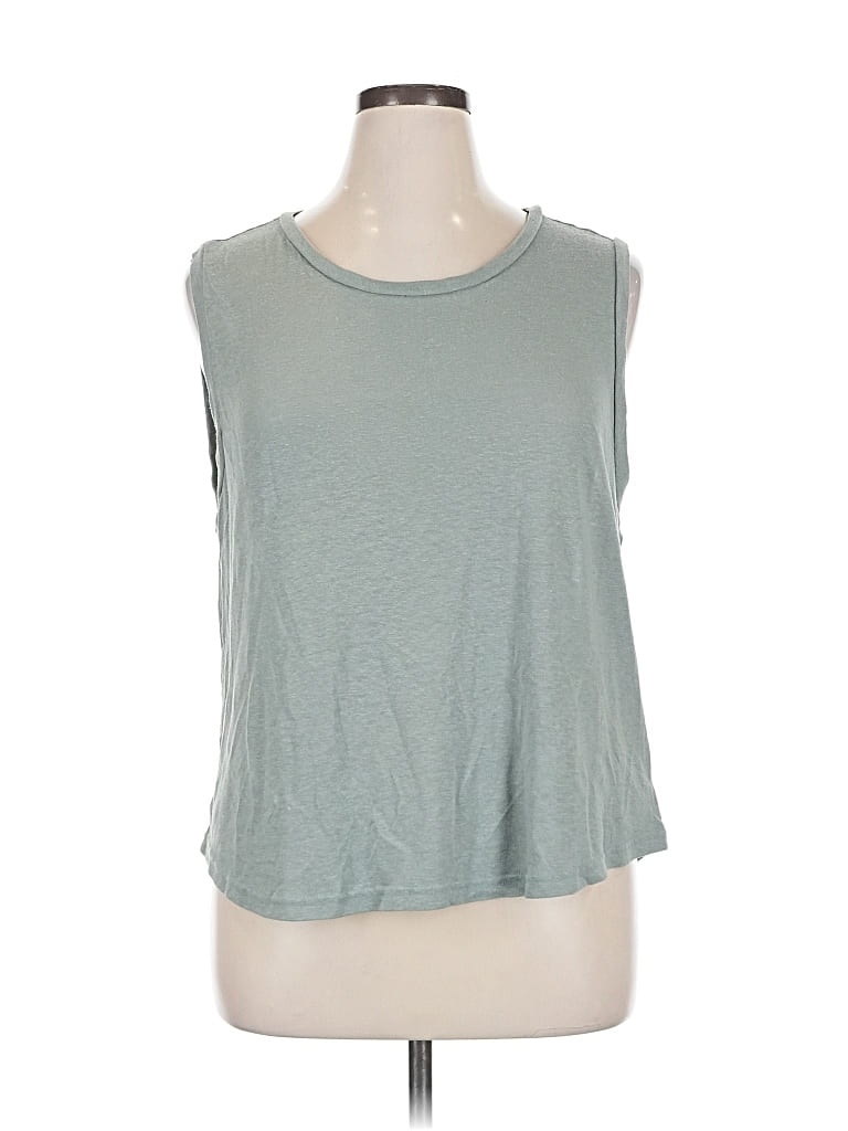 Pre-owned Gap Sleeveless T-shirt In Green