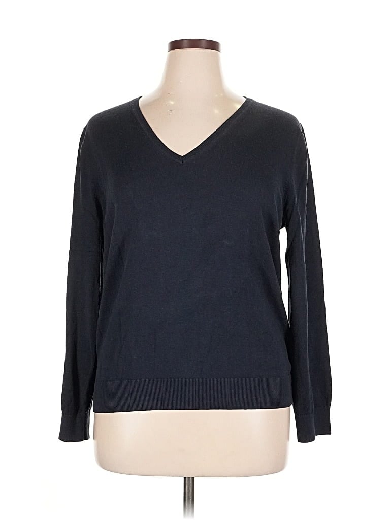 Pre-owned Banana Republic Factory Store Pullover Sweater In Black