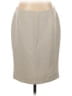 Gianfranco Ferre Chevron-herringbone Gray Ivory Formal Skirt Size EU (IT) 44 / US 8 - photo 1