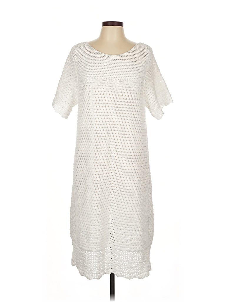 J. Mclaughlin Casual Dress In White