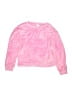 The Children's Place 100% Polyester Tie-dye Pink Sweatshirt Size L (kids) - photo 1