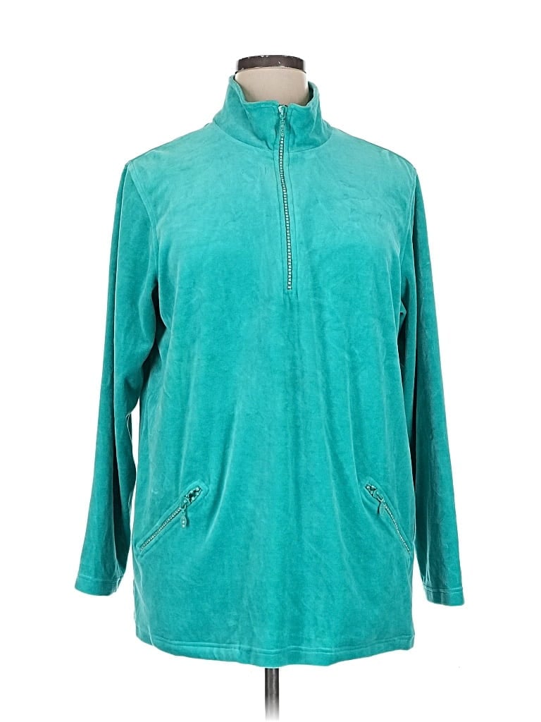 Pre-owned Sport Savvy Pullover Sweater In Blue