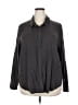 IMAN 100% Lyocell Gray Long Sleeve Blouse Size 2X - photo 1