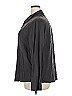 IMAN 100% Lyocell Gray Long Sleeve Blouse Size 2X - photo 5