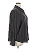 IMAN 100% Lyocell Gray Long Sleeve Blouse Size 2X - photo 4