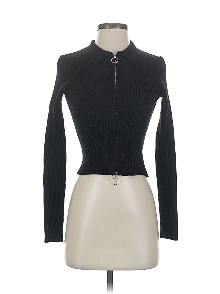 Pre-owned West Of Melrose Cardigan Sweater In Black