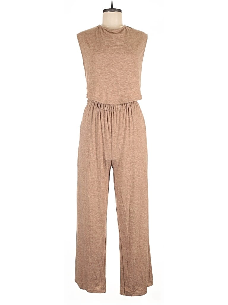 Pre-owned Assorted Brands Jumpsuit In Brown