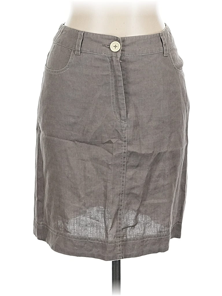 Pre-owned Boden Casual Skirt In Gray