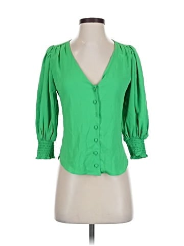 Amanda Uprichard 3/4 Sleeve Blouse (view 1)