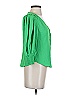 Amanda Uprichard 100% Polyester Green 3/4 Sleeve Blouse Size XS - photo 4