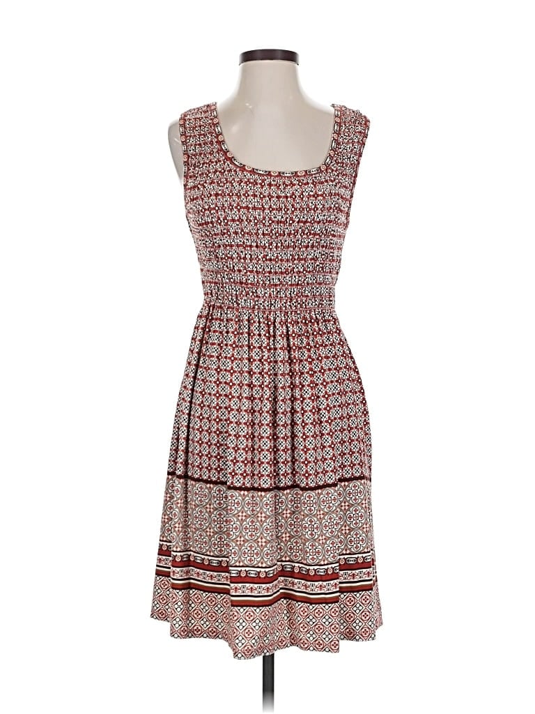Pre-owned Max Studio Casual Dress In Brown