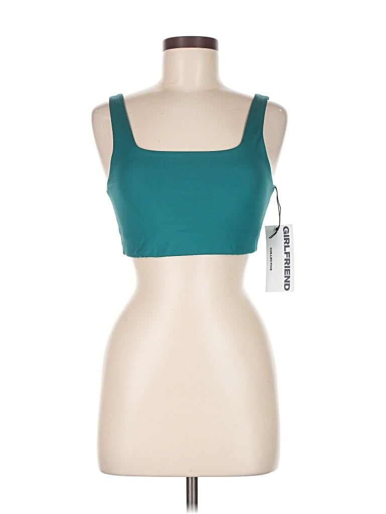 Girlfriend Collective Sports Bra In Blue