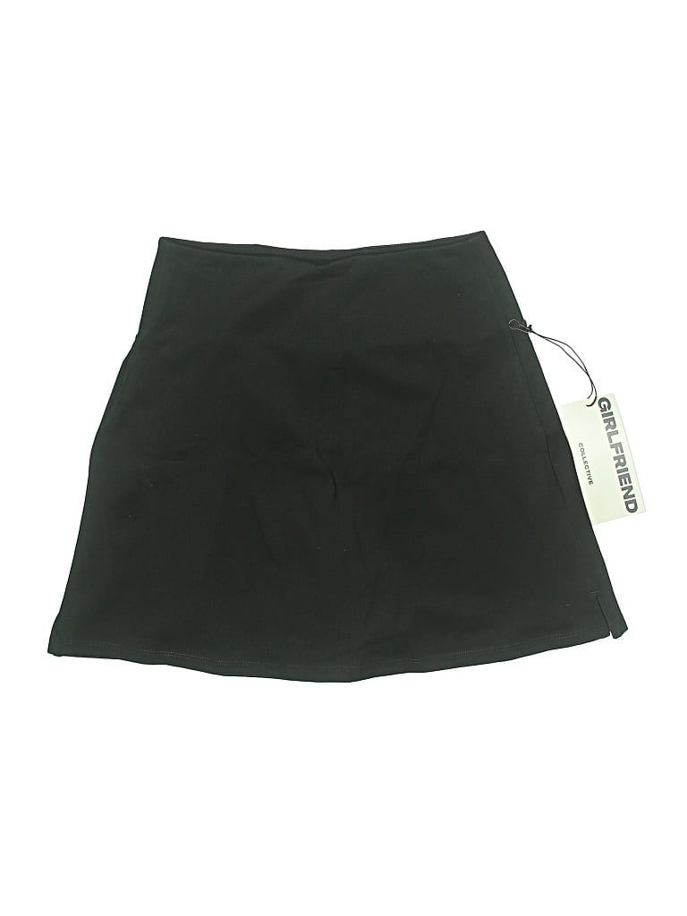 Pre-owned Girlfriend Collective Active Skort In Black