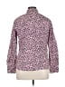 Talbots Animal Print Pink Long Sleeve Blouse Size 14 - photo 2