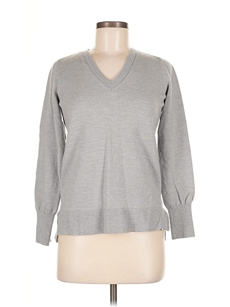 Pre-owned Banana Republic Wool Sweater In Gray