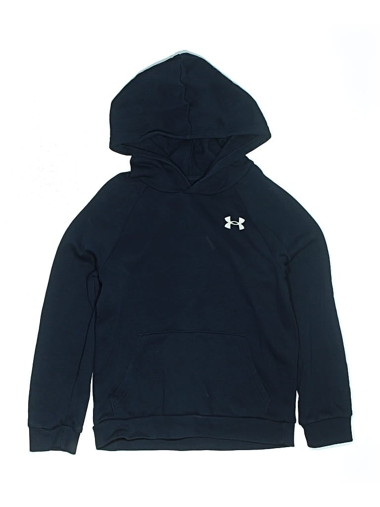 Pre-owned Under Armour Kids' Pullover Hoodie In Blue