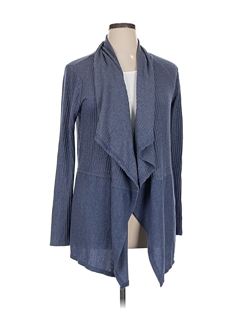 Pre-owned Harmony And Balance Cardigan Sweater In Blue