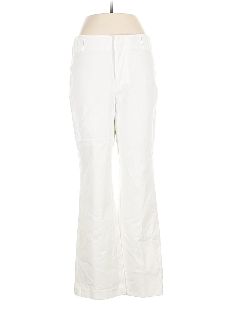 Pre-owned Nic + Zoe Casual Pants In White