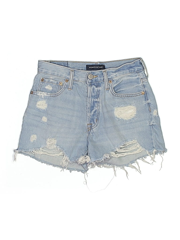 Pre-owned Aéropostale Denim Shorts In Blue