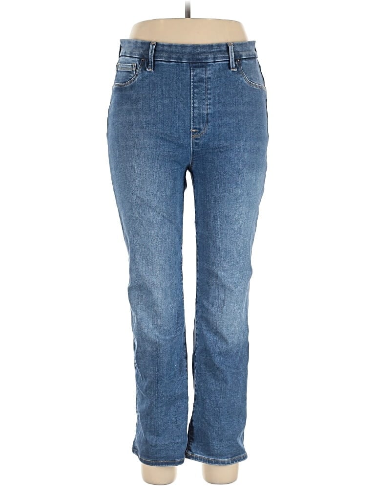 Pre-owned Good American Jeans In Blue