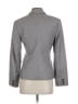 Laura Ashley 100% Wool Houndstooth Gray Burgundy Wool Blazer Size 4 - photo 2