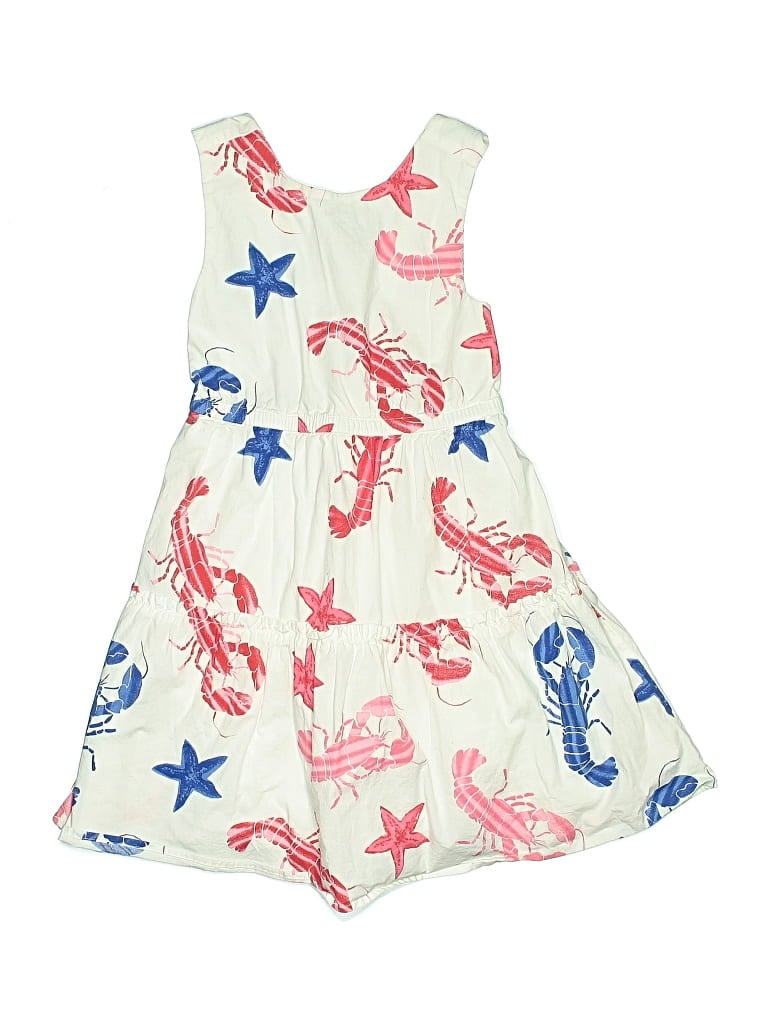 Pre-owned Crewcuts Outlet Kids' Dress In White