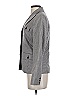 Laura Ashley 100% Wool Houndstooth Gray Burgundy Wool Blazer Size 4 - photo 5