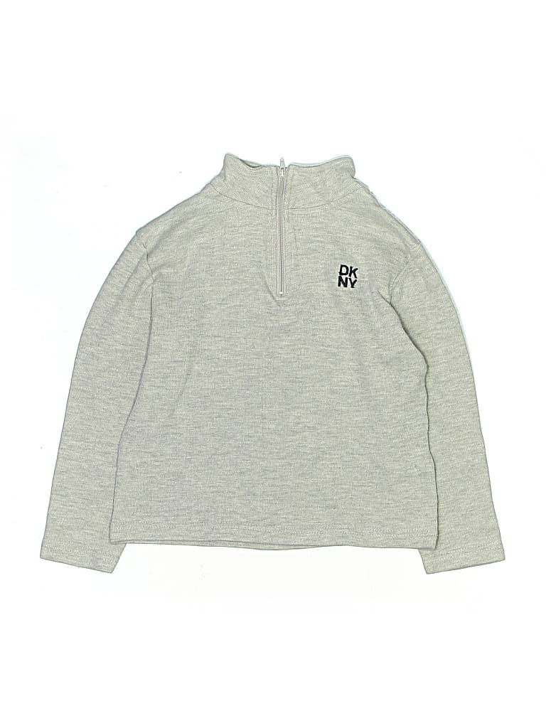 Pre-owned Dkny Kids' Sweatshirt In Silver
