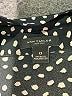 Ann Taylor Polka Dots Black Long Sleeve Blouse Size 0 - photo 7