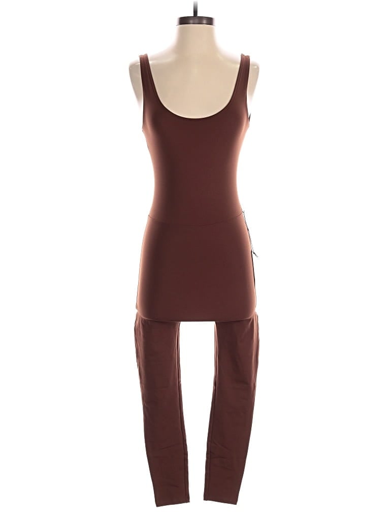 Girlfriend Collective Jumpsuit In Burgundy