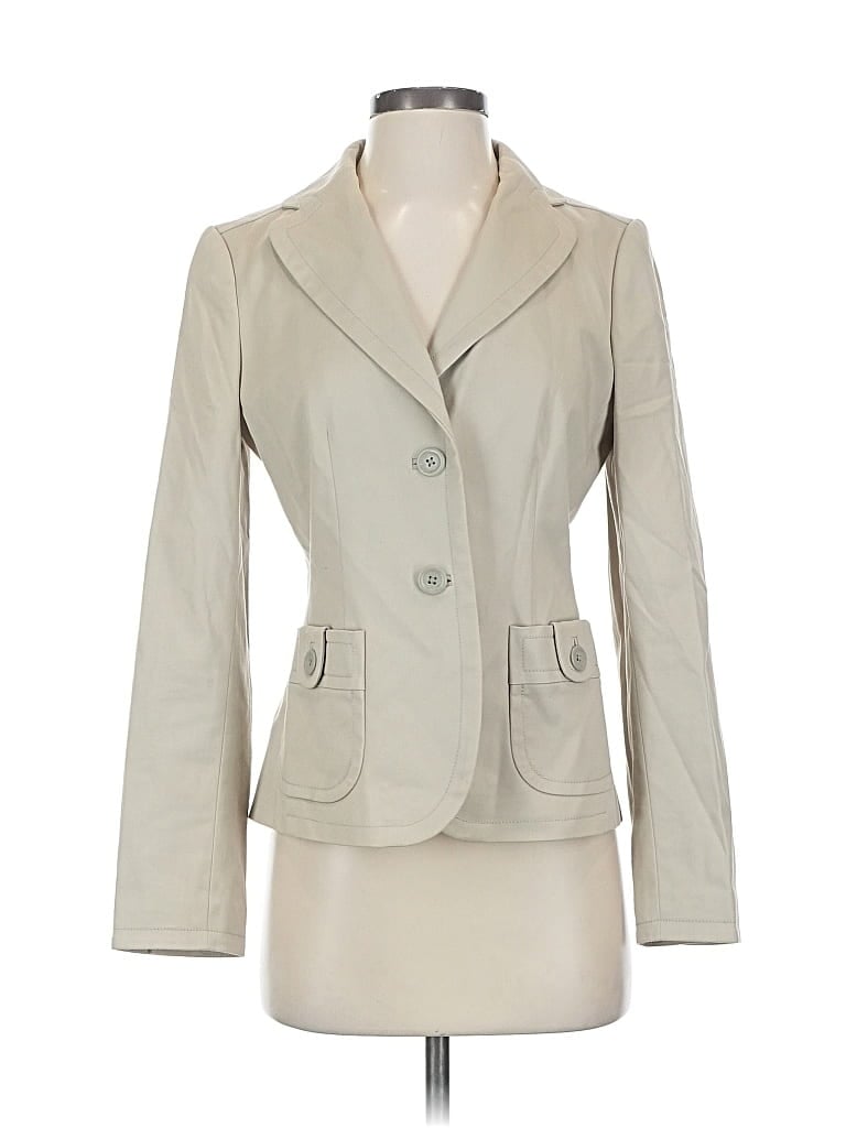 Pre-owned Banana Republic Blazer Jacket In White