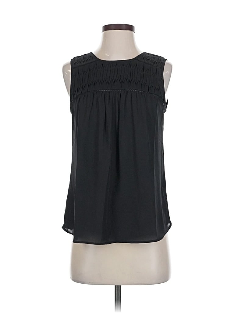 Pre-owned Daniel Rainn Sleeveless Blouse In Black