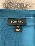Torrid 100% Polyester Teal Long Sleeve Blouse Size 3X Plus (3) - photo 7